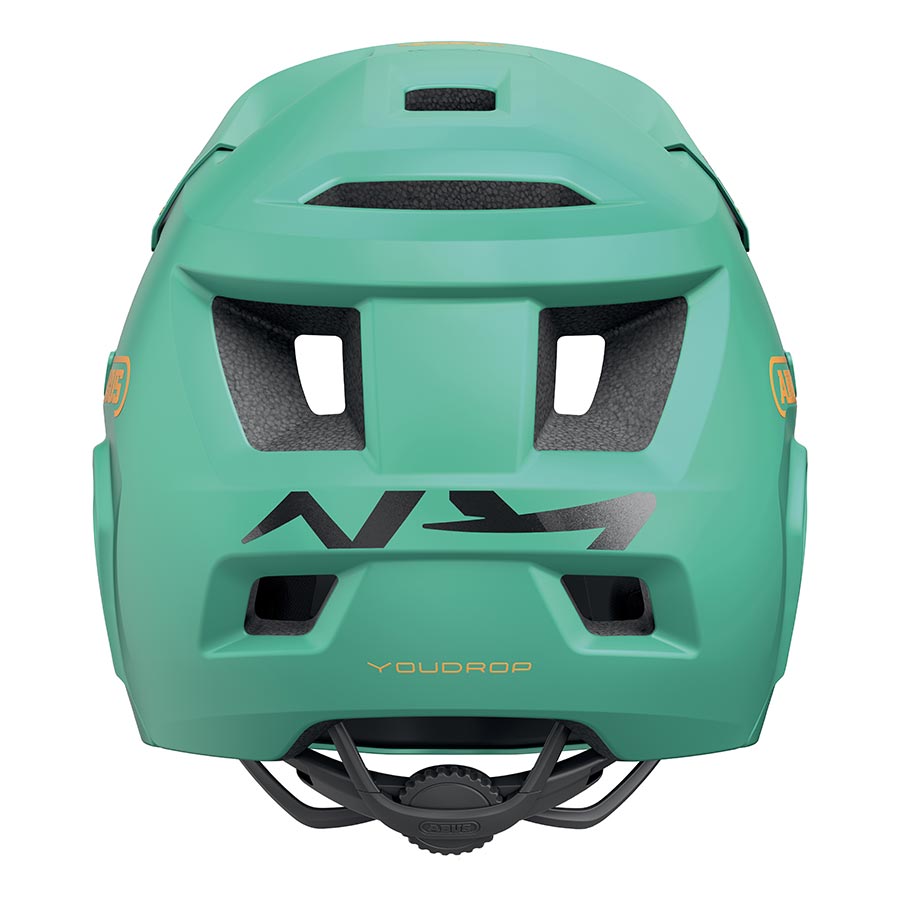 850552-04-S::2::850552-04-S::Abus, YouDrop FF, Casque VTT, S, 48 - 55cm, Vert Sauge