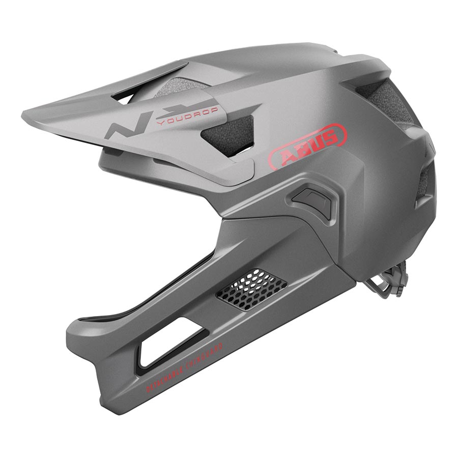 850552-05-S::0::850552-05-S::Abus, YouDrop FF, Casque VTT, S, 48 - 55cm, Argent Titane