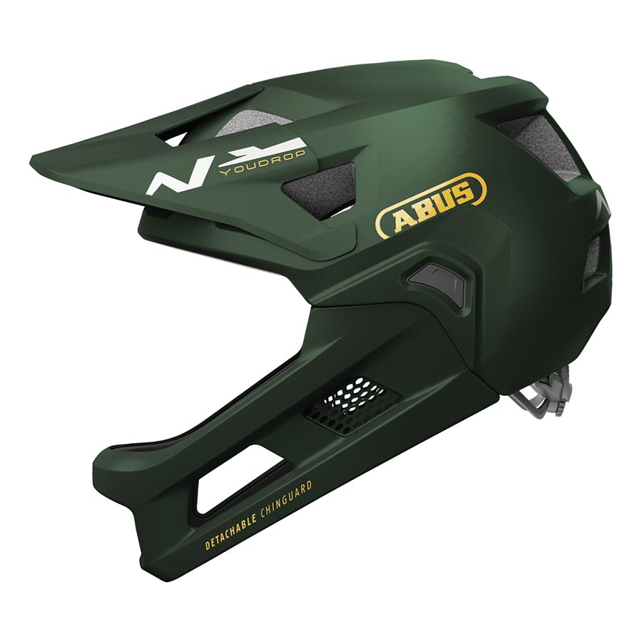 850552-06-S::0::850552-06-S::Abus, YouDrop FF, Casque VTT, S, 48 - 55cm, Vert Mousse