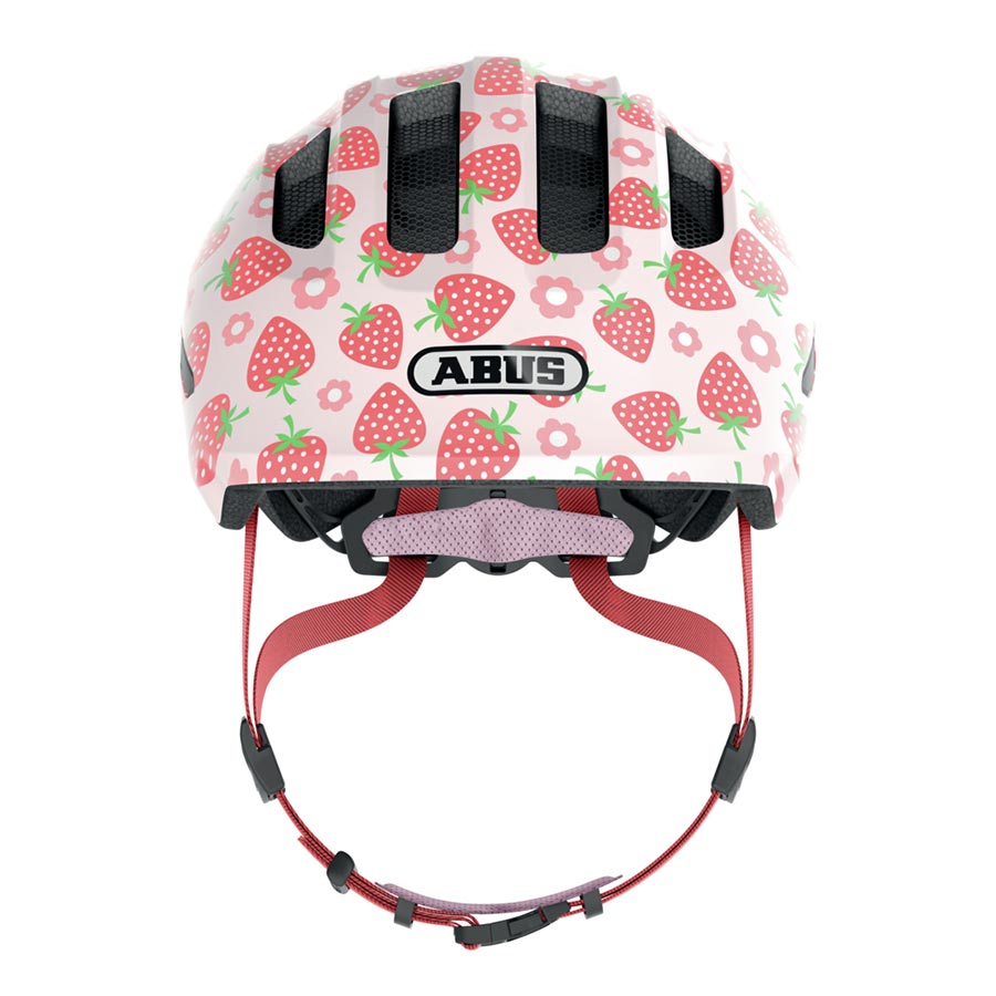 850556-02-S::1::850556-02-S::Abus, Smiley 3.0 LED, Casque, S, 45 - 50cm, Fraise Rose
