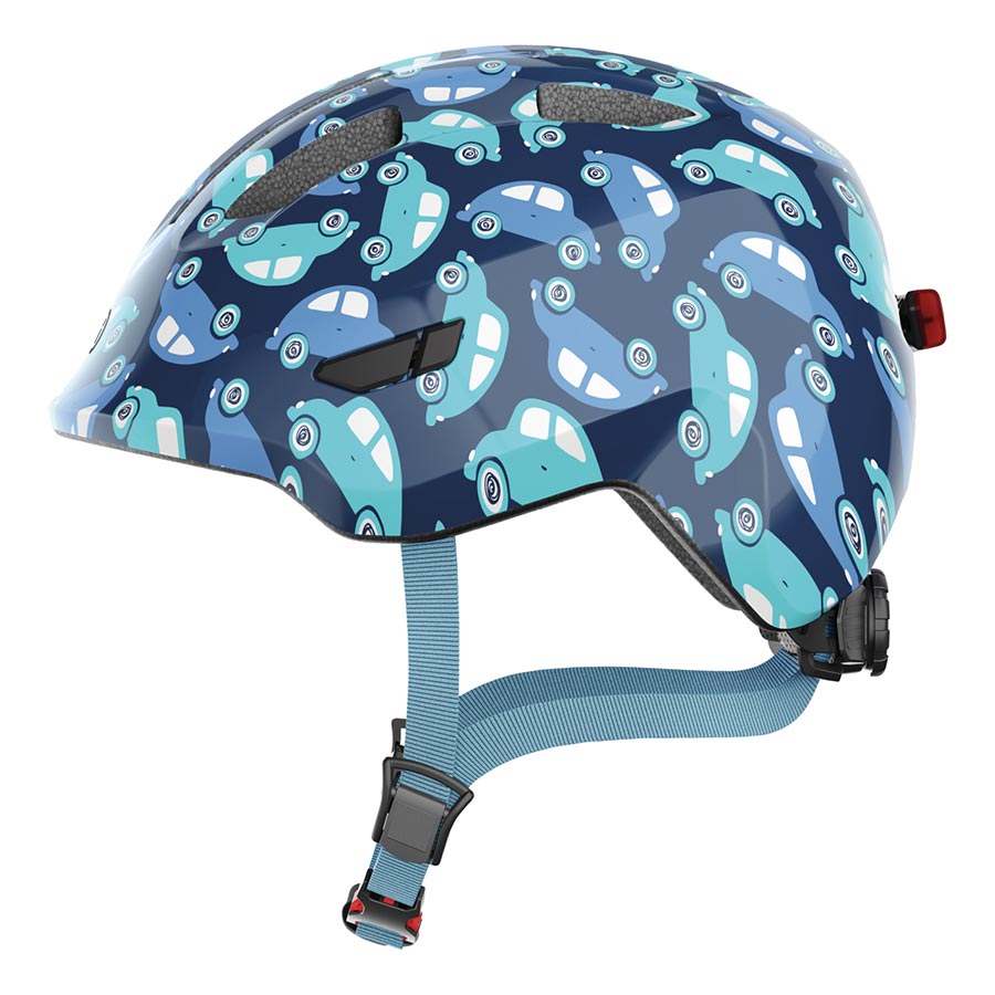 850556-03-S::0::850556-03-S::Abus, Smiley 3.0 LED, Casque, S, 45 - 50cm, Voiture Bleue