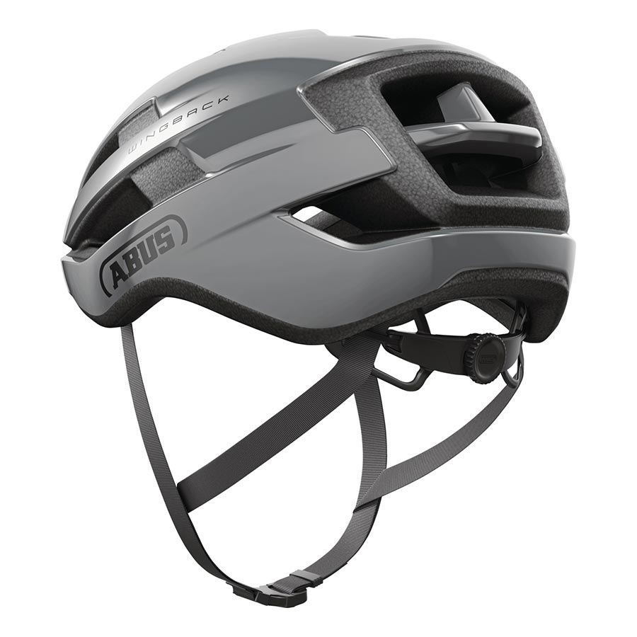 850581-02-L::3::850581-02-L::Abus, WingBack, Casque, L, 59 - 62cm, Gris Course