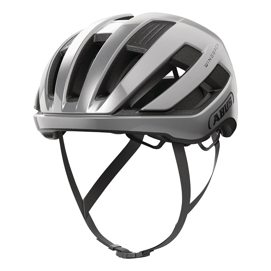 850581-05-M::2::850581-05-M::Abus, WingBack, Casque, M, 52 - 58cm, Argent Brillant