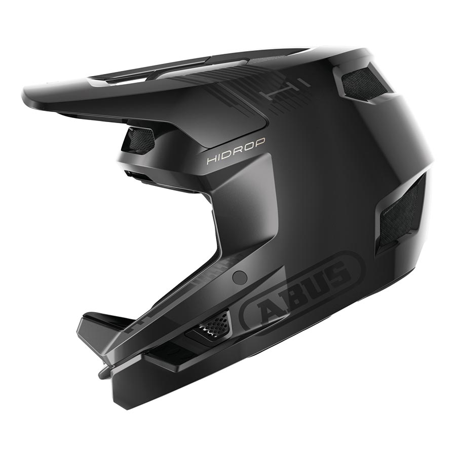 850583-01-XL::0::850583-01-XL::Abus, HiDrop, Casque de descente, XL, 61 - 62cm, Noir Lustré
