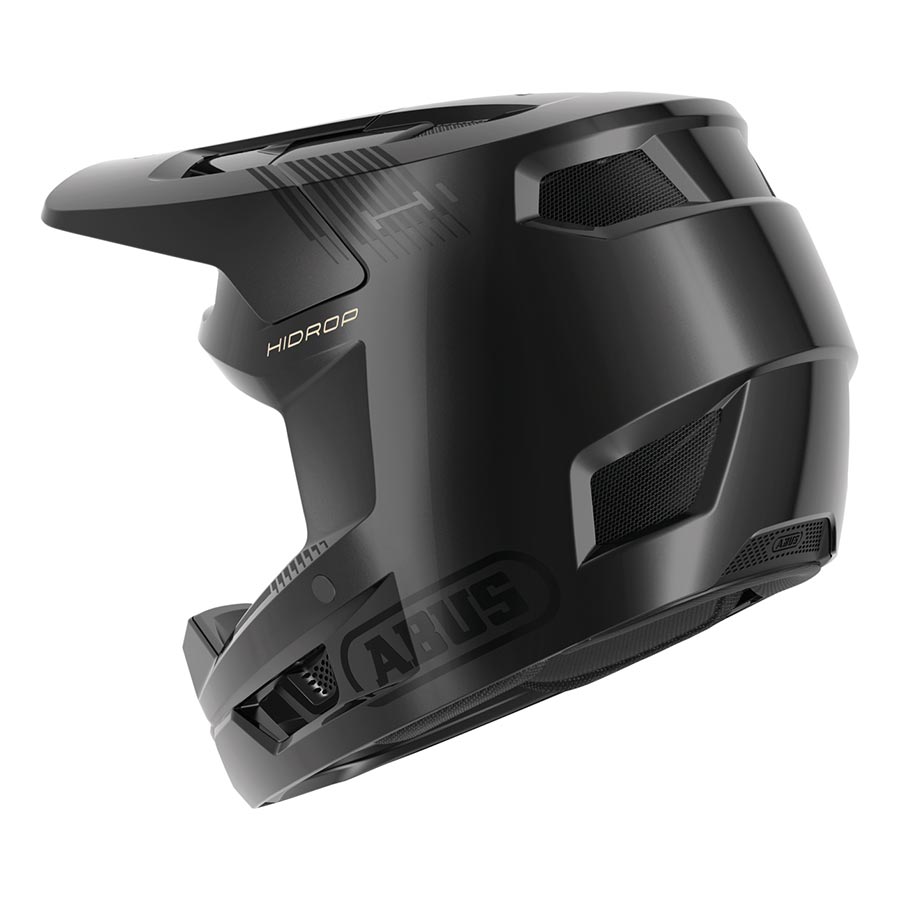 850583-01-L::3::850583-01-L::Abus, HiDrop, Casque de descente, L, 59 - 60cm, Noir Lustré