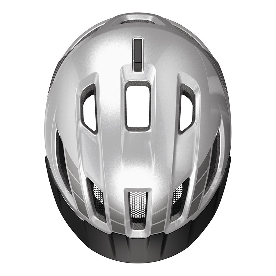 850607-01-S::5::850607-01-S::Abus, Urban-I 4.0 LR, Casque, S, 51 - 55cm, Argent Signal