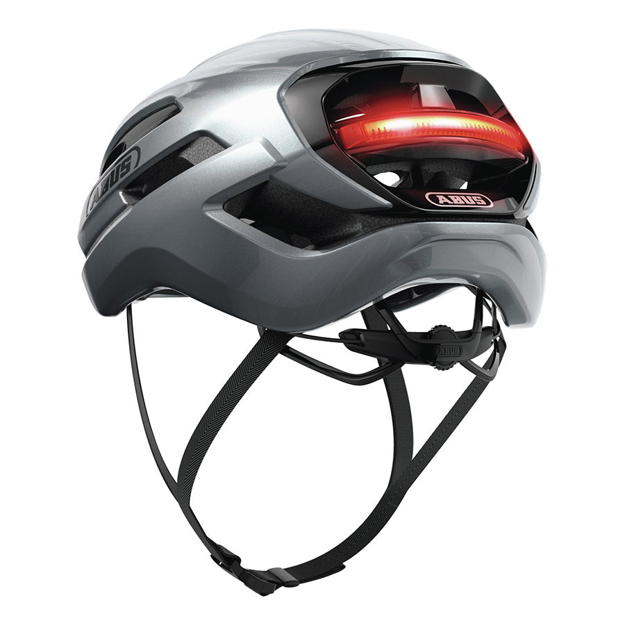 850610-01-L::4::850610-01-L::Abus, Taipan LED, Casque, L, 57 - 61cm, Argent Graphite