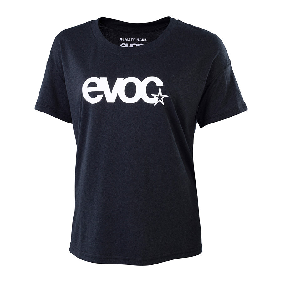 863388-L-001::0::863388-L-001::EVOC, T-shirt Logo Women, Noir, L