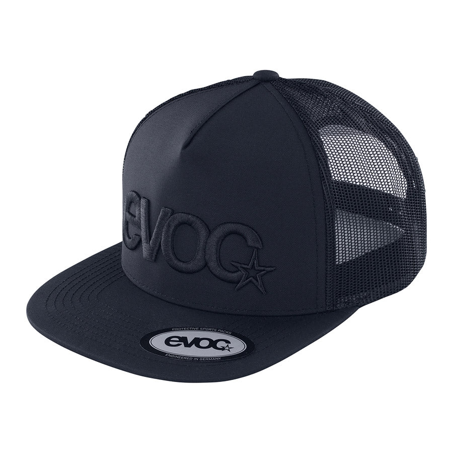 863396-U-001::0::863396-U-001::EVOC, Trucker Cap Blackline, Noir