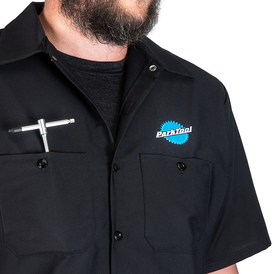 863400-L-001::2::863400-L-001::Park Tool, Chemise de mécanicien MS-3, Noir, L