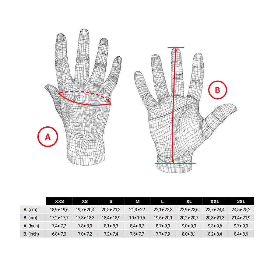 870583-XXL-698::2::870583-XXL-698::Five Gloves, XR-Ride, Gants à doigt long, Jaune Fluo, XXL, Paire