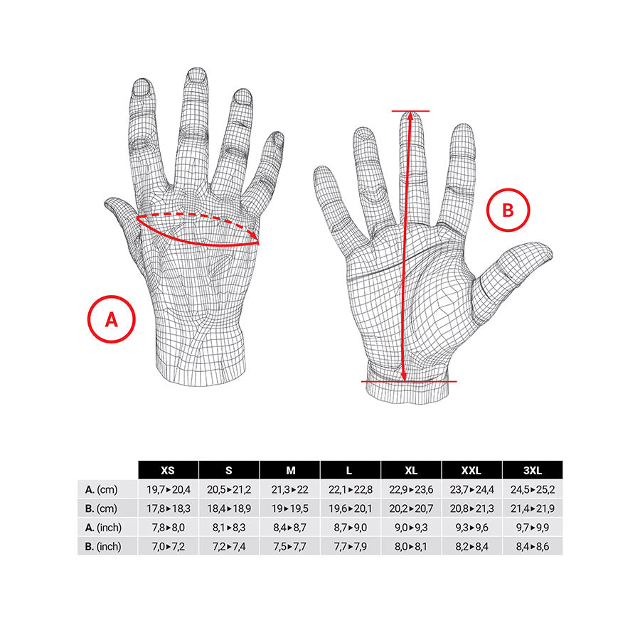 870587-L-001::2::870587-L-001::Five Gloves, XR-Trail Protech Evo, Gants à doigt long, Noir, L, Paire