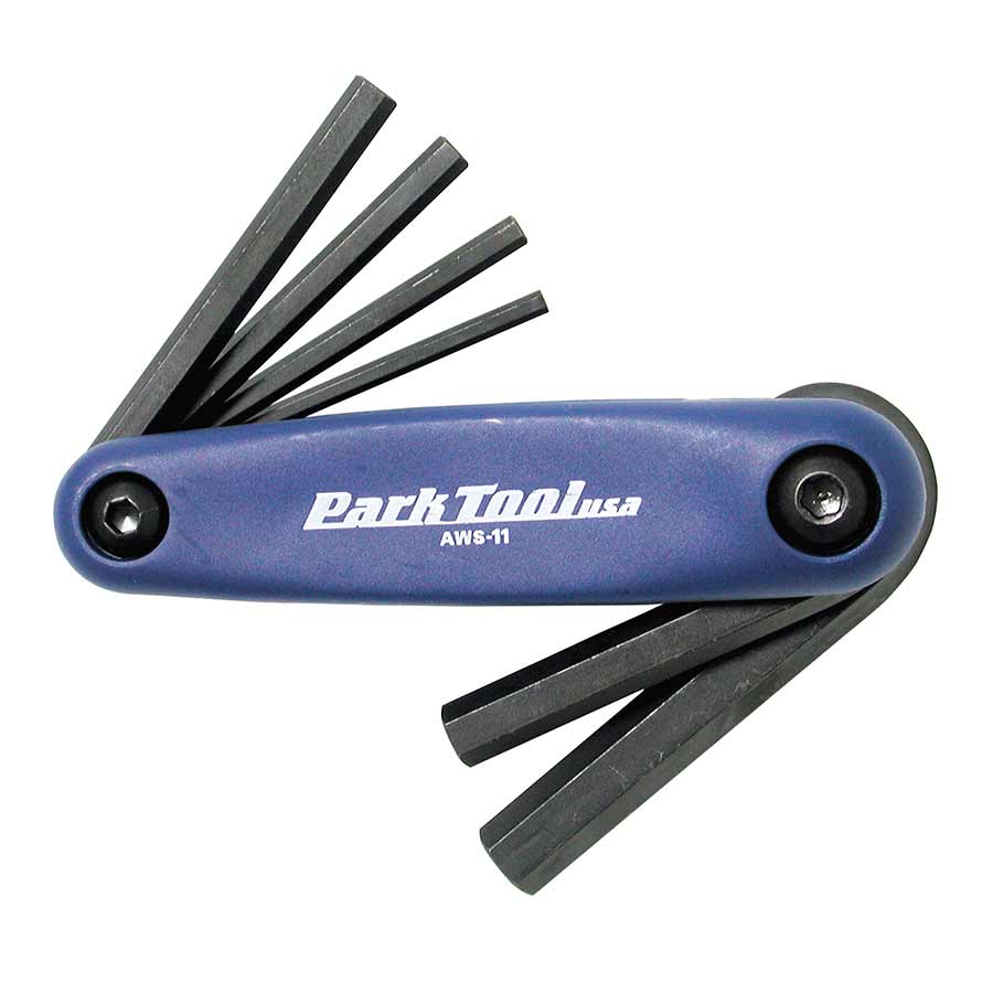 900221-01::0::900221-01::Park Tool, AWS-11, Clés hexagonales repliables, 3mm, 4mm, 5mm, 6mm, 8 et 10mm
