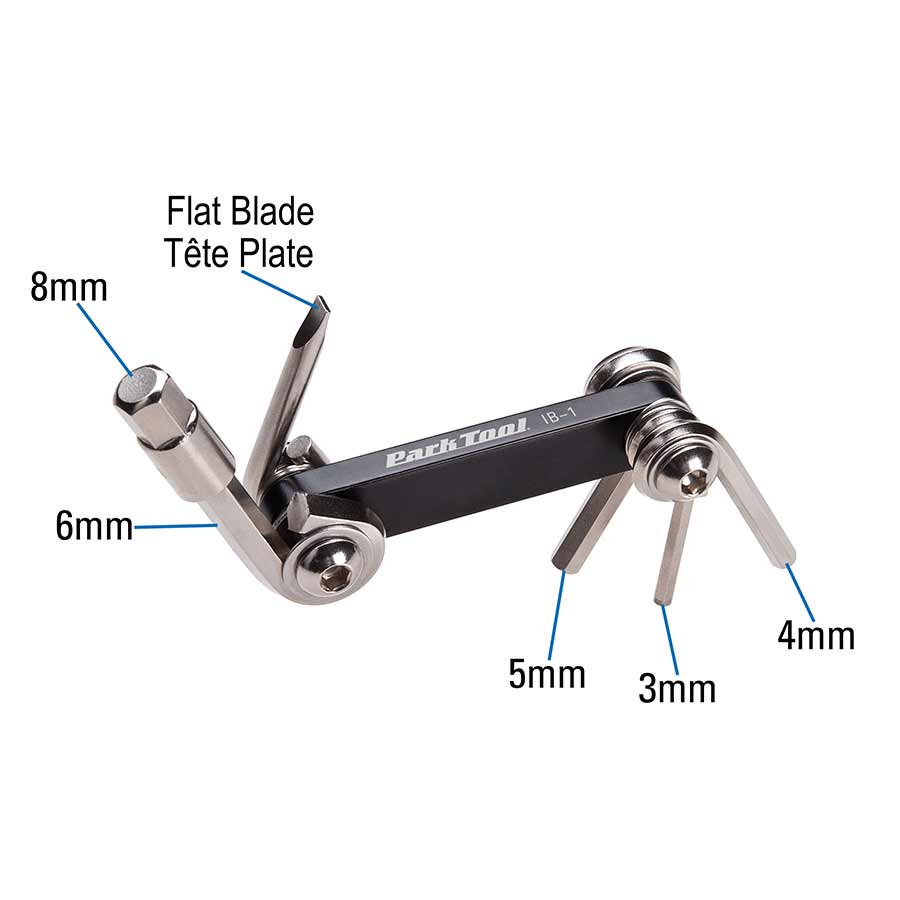 900711-01::0::900711-01::Park Tool, IB-1, I-Beam 1, Multi-outil, 5 fonctions