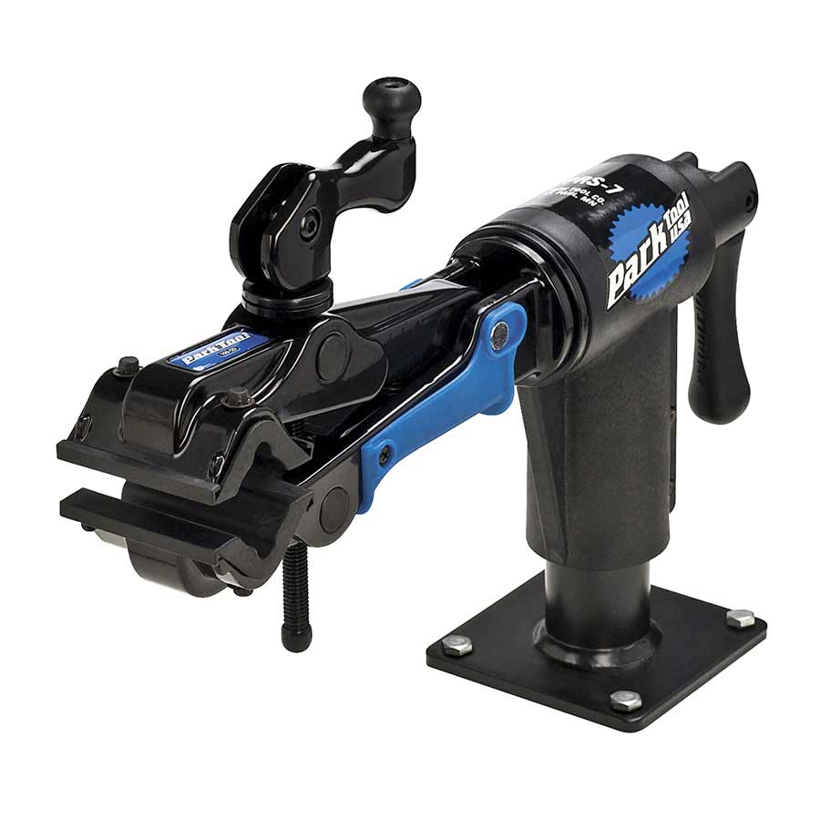 900745-02::0::900745-02::Park Tool, PRS-7-2, Support de réparation pour établi, avec mâchoires 100-5D