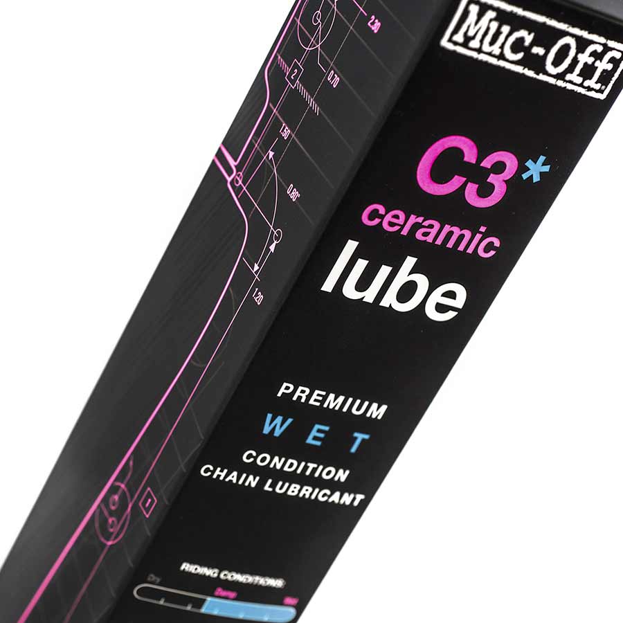 900931-02::1::900931-02::Muc-Off, C3 Wet Ceramic, Lubrifiant à chaîne, 120ml