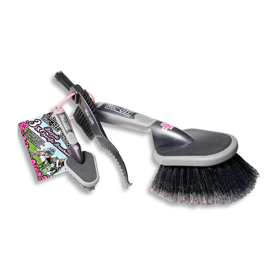 900955-01::1::900955-01::Muc-Off, Trousse de 3 brosses Muc-Off