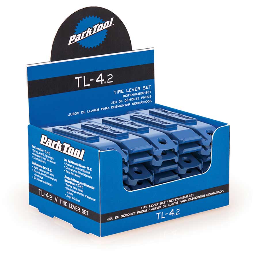 901135-02::0::901135-02::Park Tool, TL-4.2, Démonte-pneus, Boîte présentoir de 25 paires