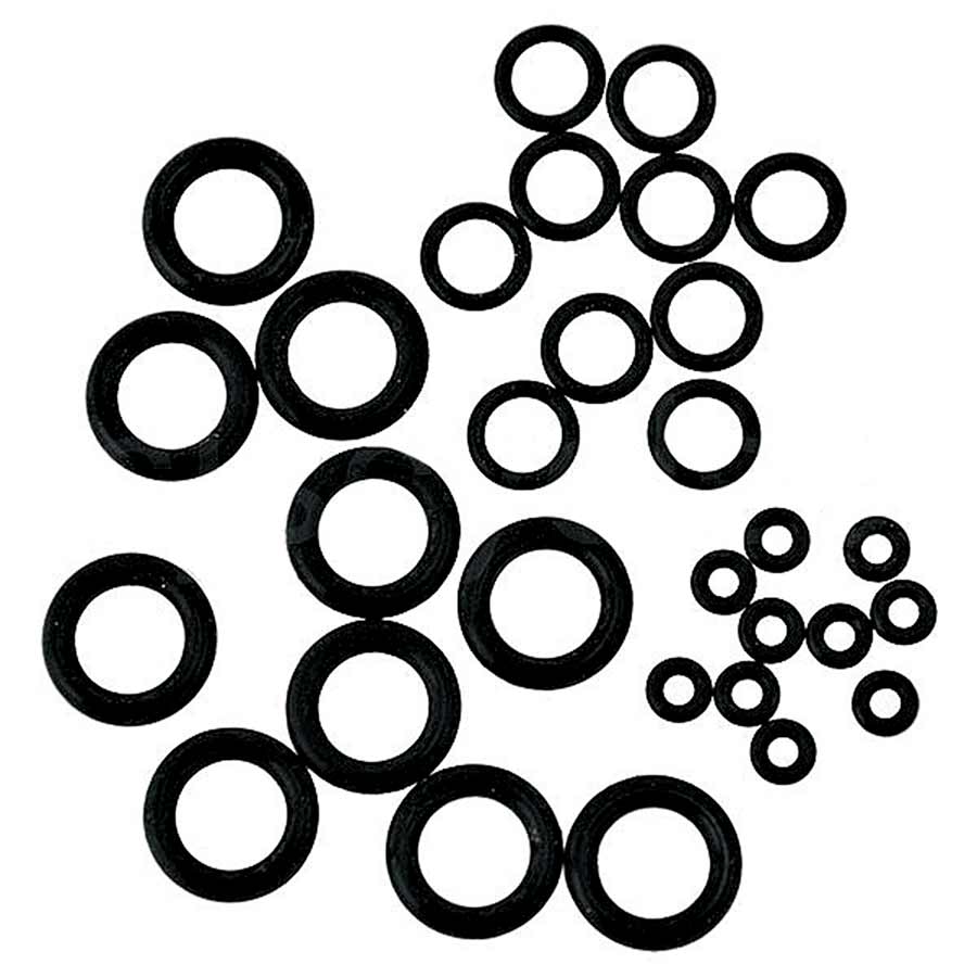 901813-01::0::901813-01::SRAM, Trousse de rondelles d'étanchéité pour séringue Pro Bleed, Joints toriques, joints toriques de raccord et joints toriques pour Bleeding Edge - Qté 10 de chaque, Kit