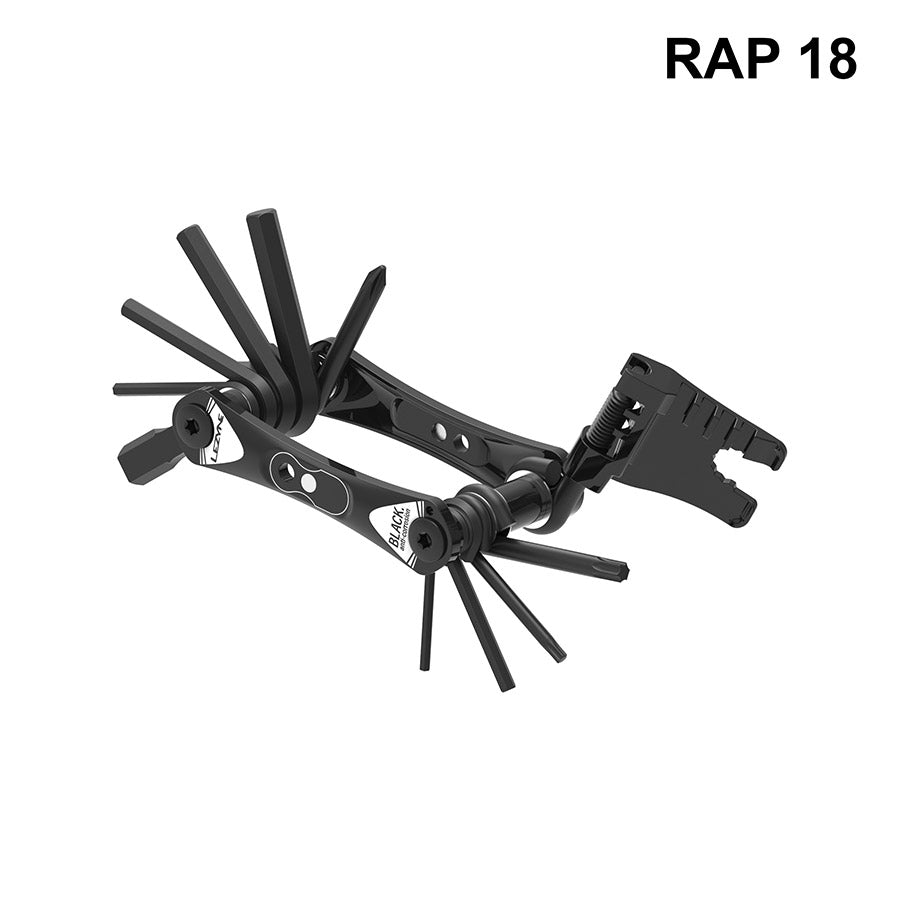 901989-03::4::901989-03::Lezyne, RAP II 18, Multi-Outil, Nombre D'Outils: 18, Noir