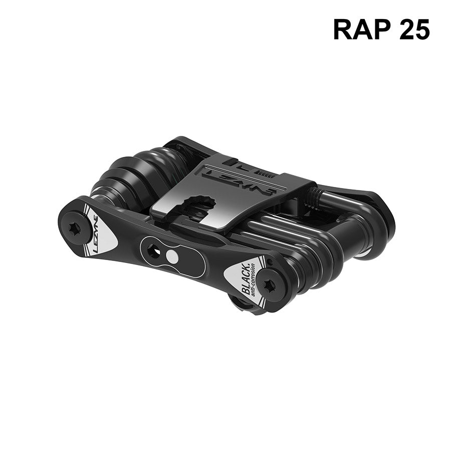 901989-05::0::901989-05::Lezyne, RAP II 25 Co2, Multi-Outil, Nombre D'Outils: 25, Noir