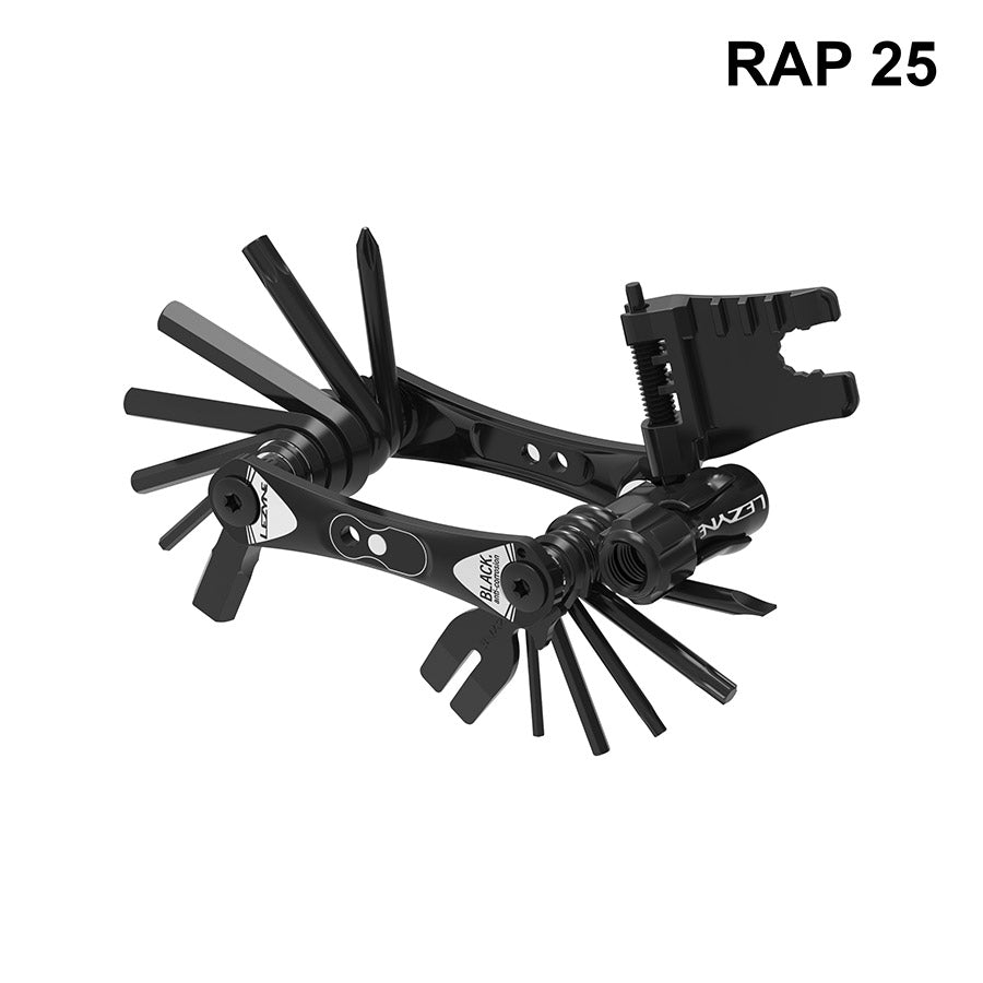 901989-05::2::901989-05::Lezyne, RAP II 25 Co2, Multi-Outil, Nombre D'Outils: 25, Noir