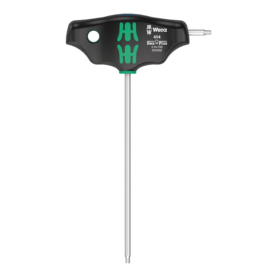 902229-02::0::902229-02::Wera, 454 T-handle Hex-Plus, Clé hexagonale, Hex 2.5 x100mm, Métrique