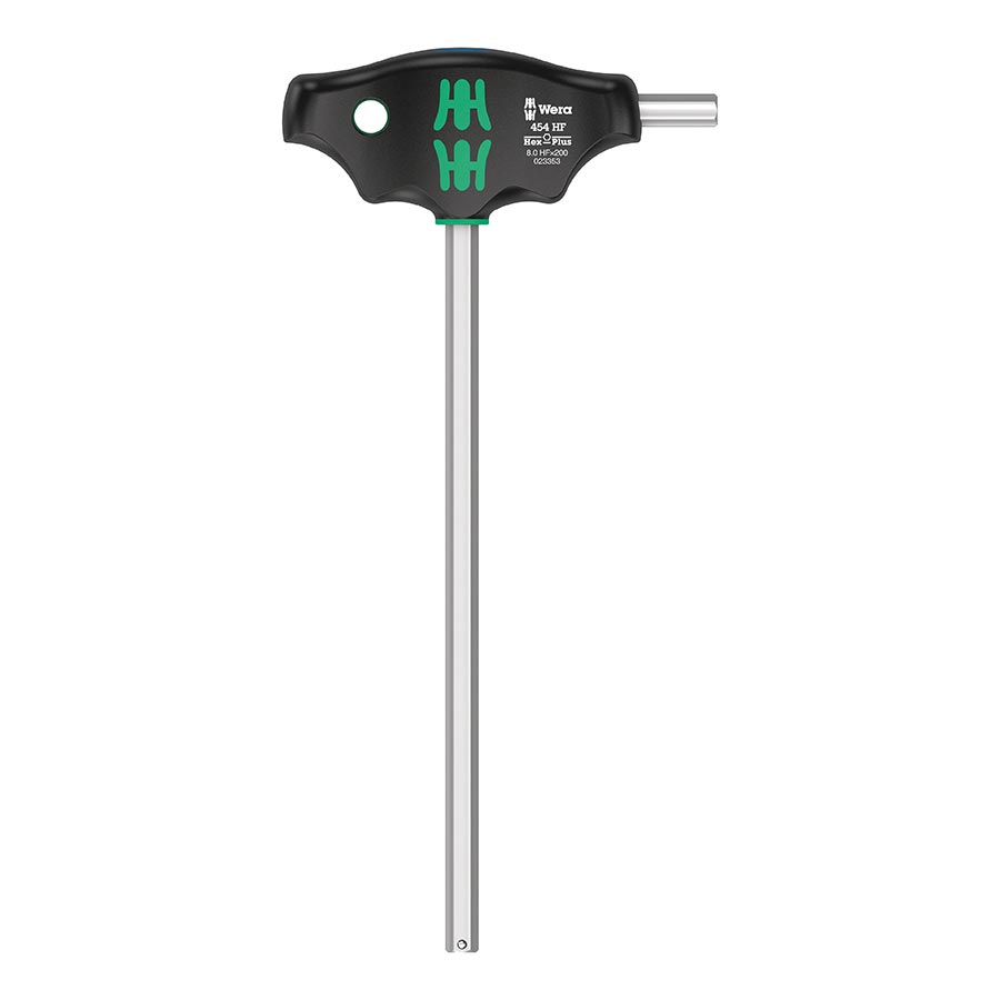 902229-07::0::902229-07::Wera, 454 T-handle Hex-Plus, Clé hexagonale, Hex 8.0 x200mm HF, Métrique