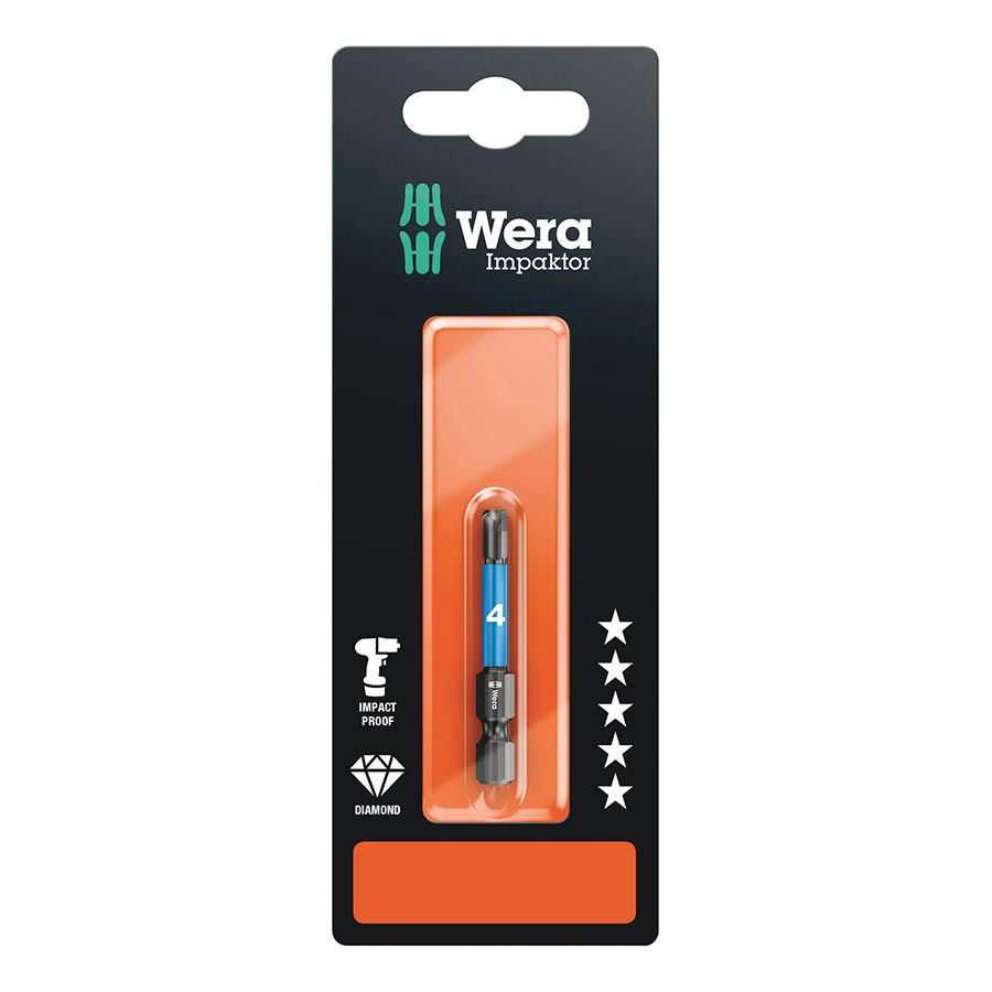 902231-01::0::902231-01::Wera, 840/4 IMP DC Impaktor bits SB, Hex-Plus 4.0 x 50mm