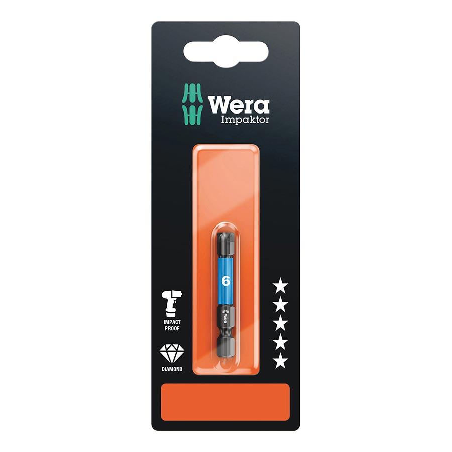 902231-03::0::902231-03::Wera, 840/4 IMP DC Impaktor bits SB, Hex-Plus 6.0 x 50mm