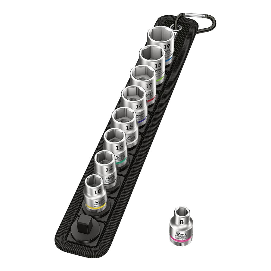 902253-01::1::902253-01::Wera, Zyklop Ceinture B4 de Douilles, Prise 3/8''