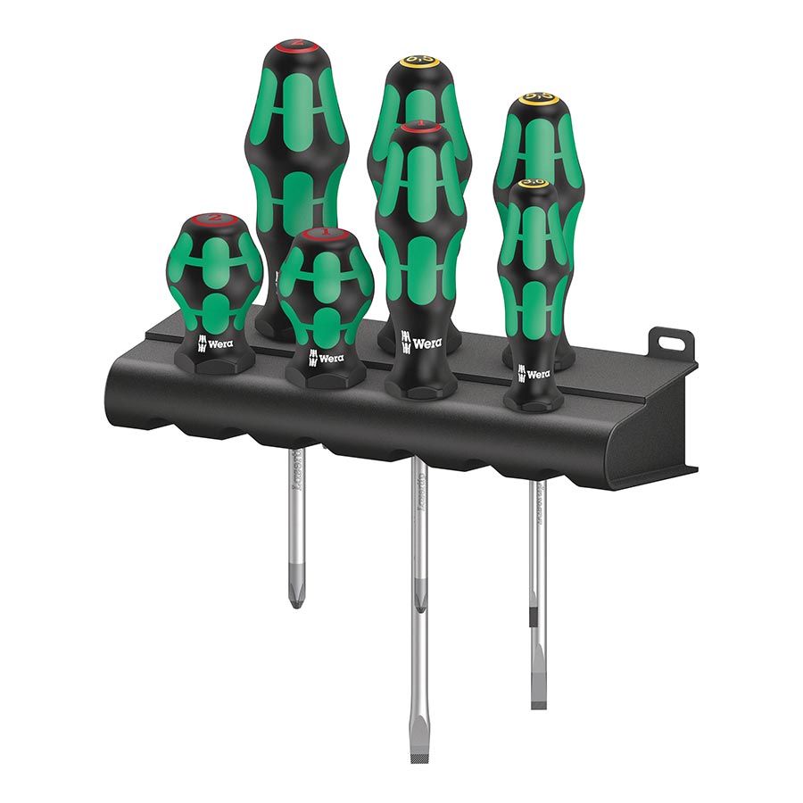 902256-01::0::902256-01::Wera, 300/7 Kraftform & Stubby Set, Tournevis, Ensemble