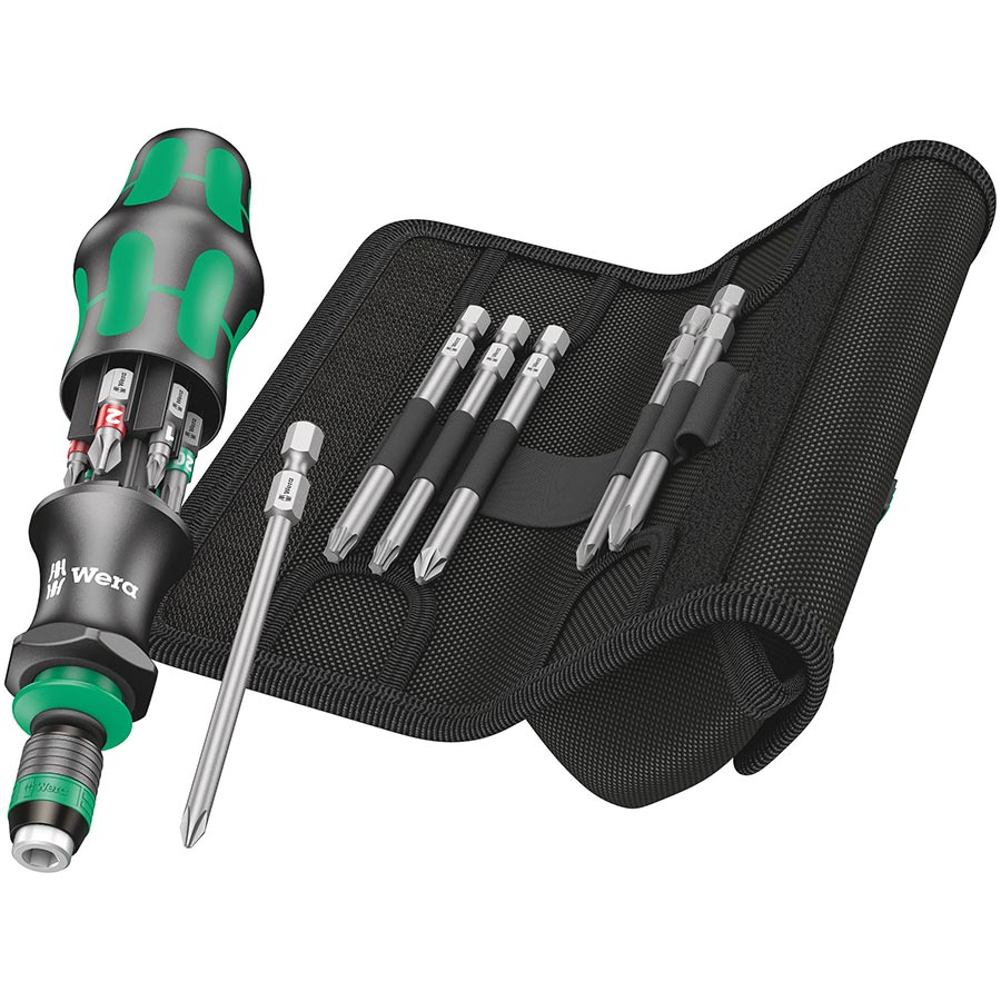902261-01::0::902261-01::Wera, Kraftform Kompakt 20, Tournevis, Pochette incluse