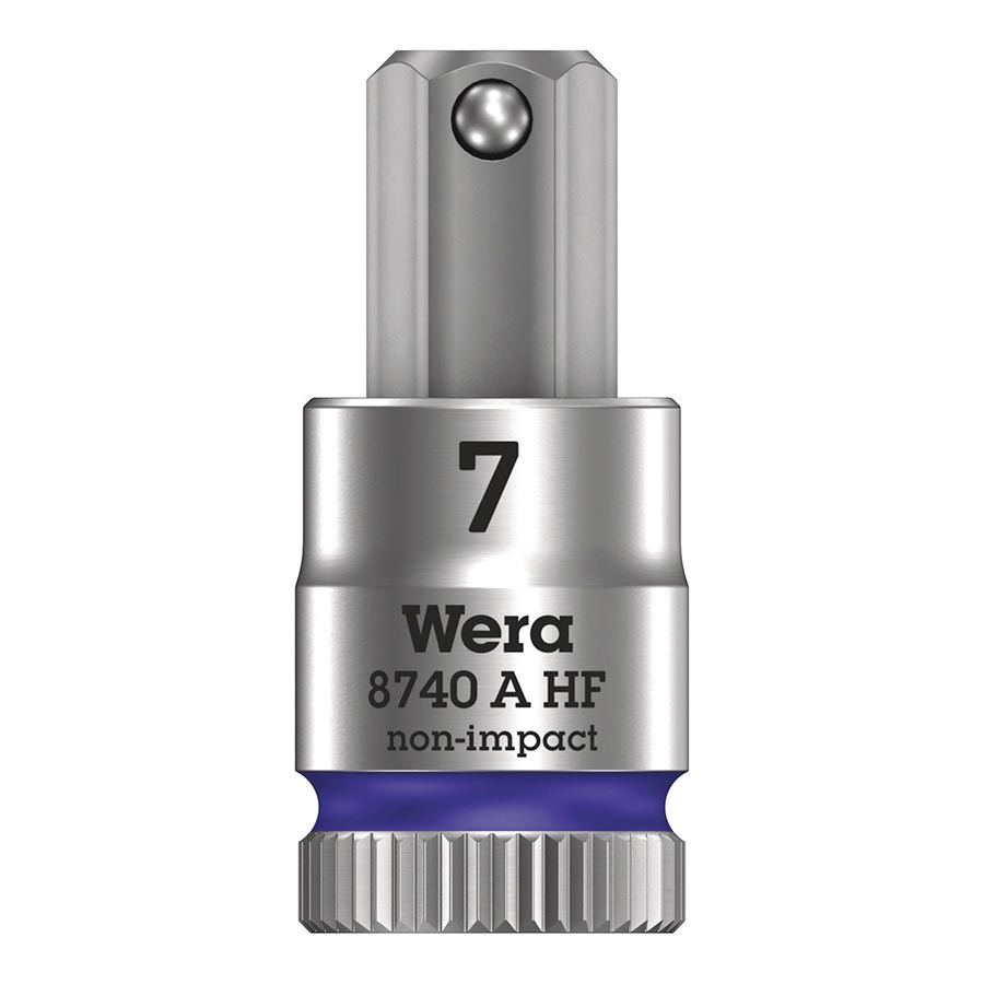 902278-05::0::902278-05::Wera, 8740A HF Zyklop, Prise 1/4'', Hex 7.0 x 28mm avec HF