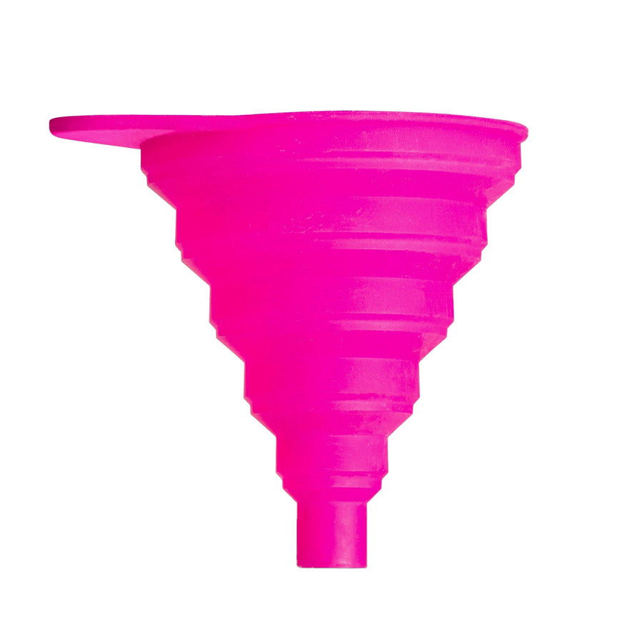 902470-01::0::902470-01::Muc-Off, Entonnoir compressible en silicone, Grande, Rose