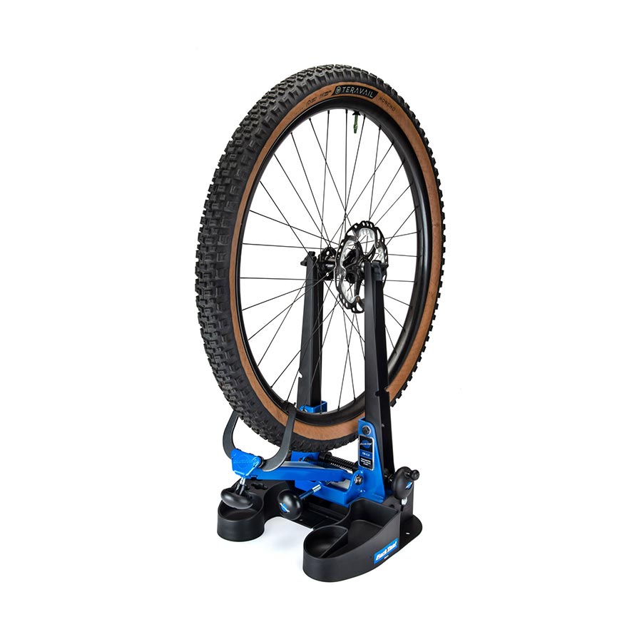 902490-01::1::902490-01::Park Tool, TS-2.3, Support de centrage de roues, Bleu