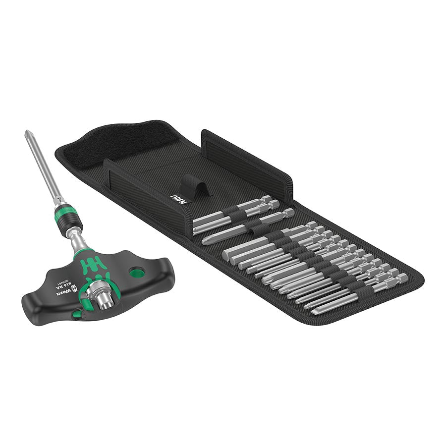 902584-01::0::902584-01::Wera, Kraftform Kompakt 400 RA, Tournevis, Action de cliquet G et D, Kit