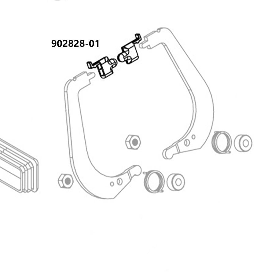 902828-01::0::902828-01::Park Tool, 238-2, Embout d'étriers pour TS-2.2, Unité, Fait pour côté droit ou gauche