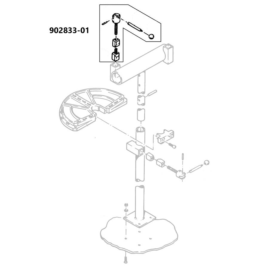 902833-01::0::902833-01::Park Tool, 180, Verrou du tube horizontal pour PRS1/2 XXX