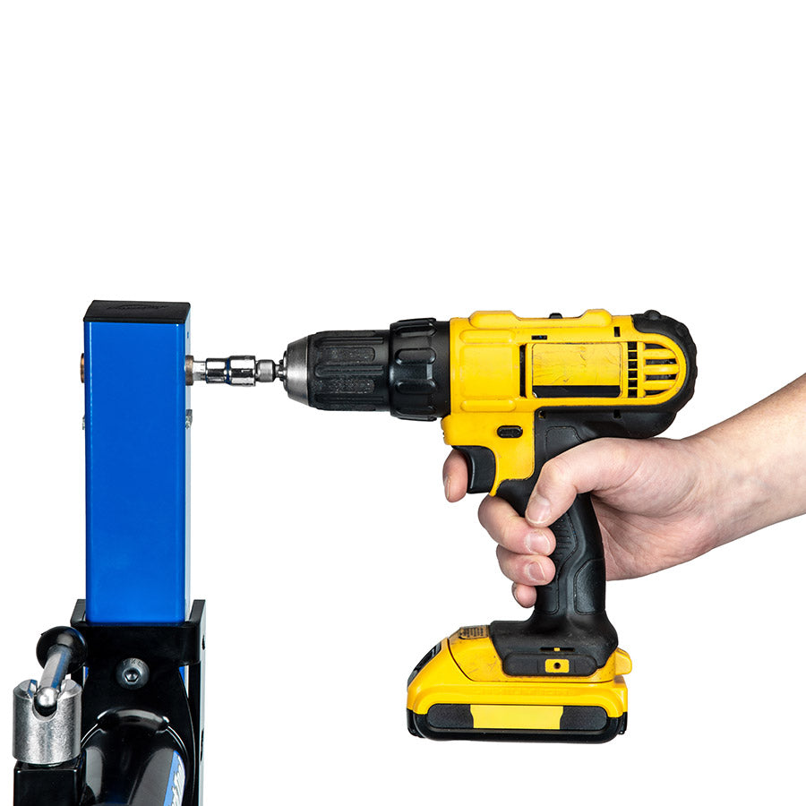 902895-01::6::902895-01::Park Tool, PRS-30, Pied de réparation d'atelier avec manivelle d'ajustement de hauteur