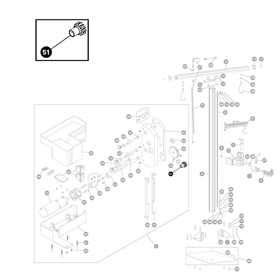 903003-01::0::903003-01::Park Tool, 2132 Engrenage d'entraînement pour PRS-33 et PRS-33.2