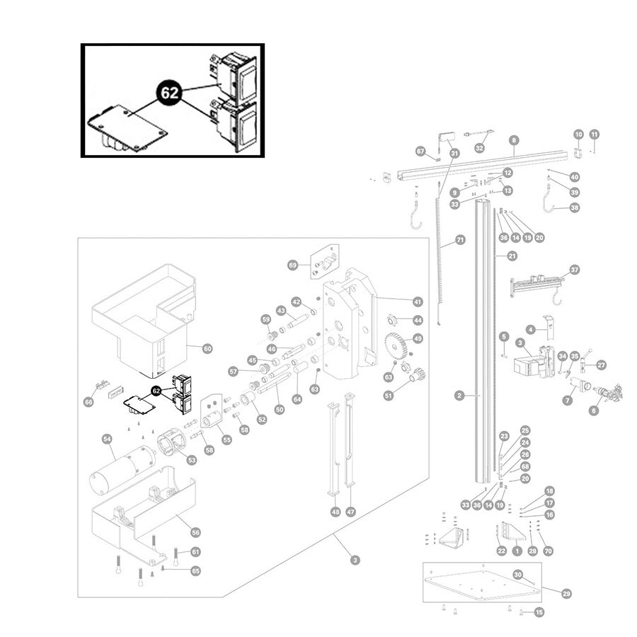 903004-01::0::903004-01::Park Tool, 2149.2 Interrupteur et harnais de câblage pour PRS-33 et PRS-33.2