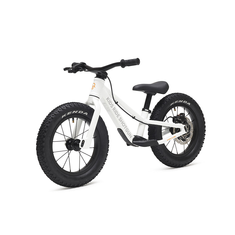 921619-02::0::921619-02::Kids Ride Shotgun, Dirt Hero, Push Bike,14'', Blanc