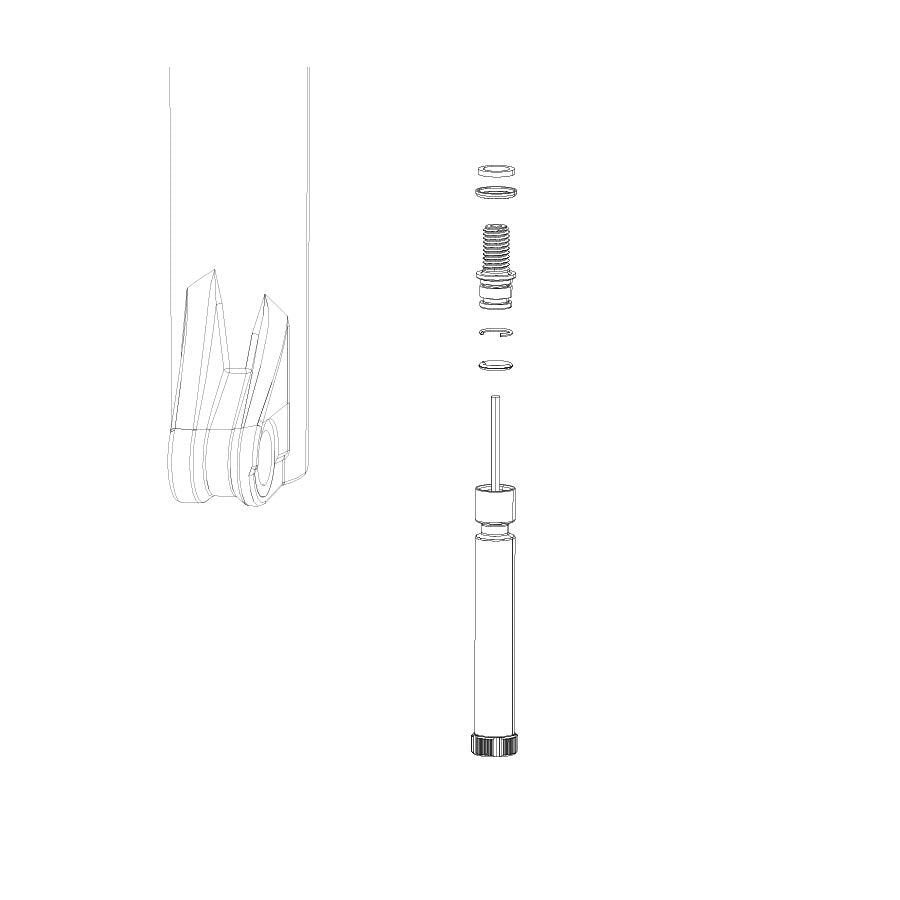 940718-01::0::940718-01::RockShox, 11.4015.293.000 08 SID Reb Dmpr Adj Knob/Shaft Bolt Kit
