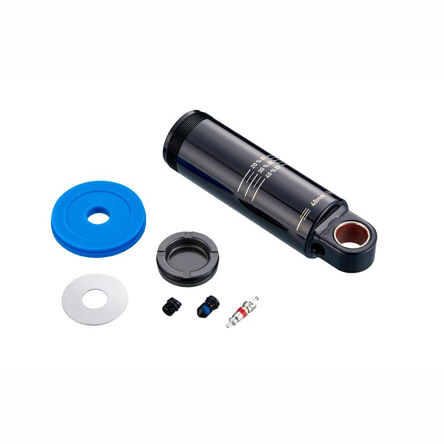 942589-01::0::942589-01::RockShox, Corps d'amortisseur et Piston Flottant pour Deluxe/Super Deluxe, Oeillet Standard 40mm