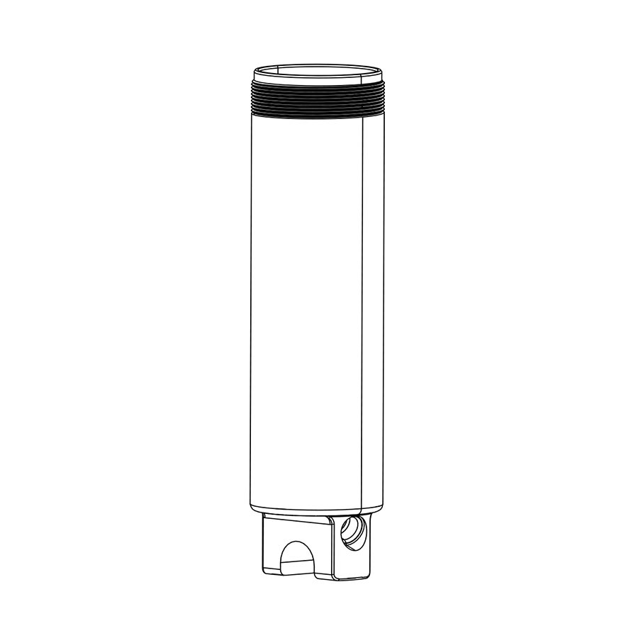 942589-19::0::942589-19::RockShox, Corps d'amortisseur et Piston Flottant pour Deluxe/Super Del, Corps d'amortisseur, Oeillet pour roulement 47.5mm