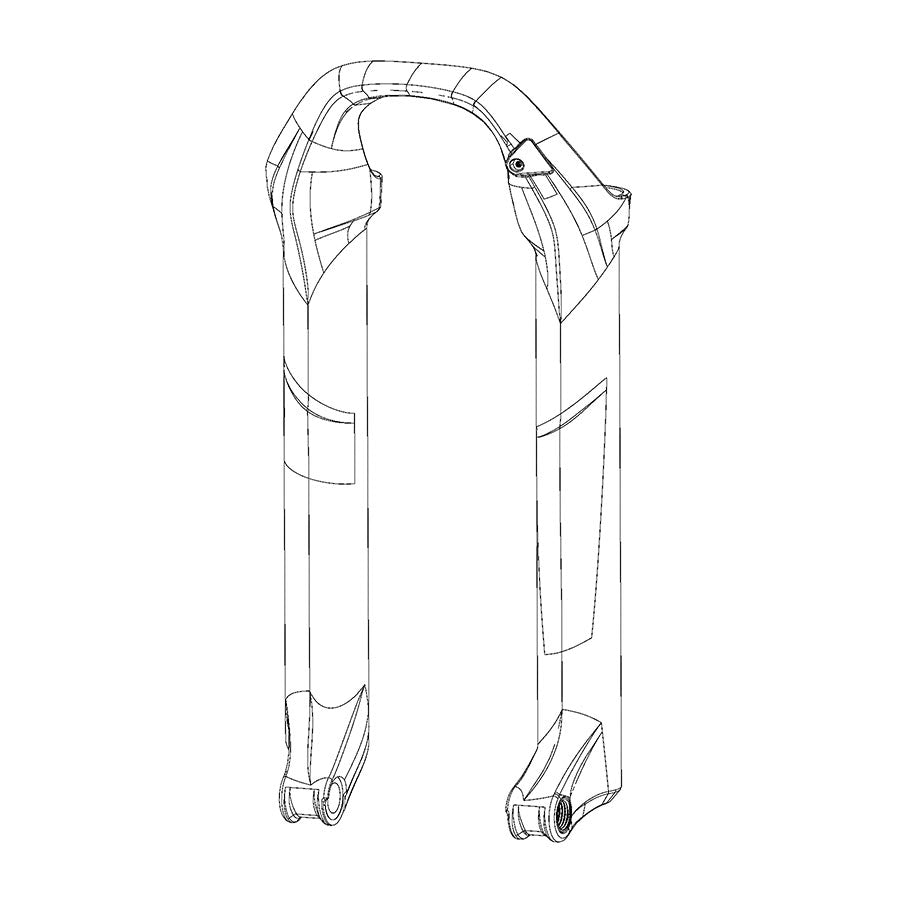942912-01::0::942912-01::RockShox, Jambage pour Pike DJ 26 SIL, 11.4018.091.028