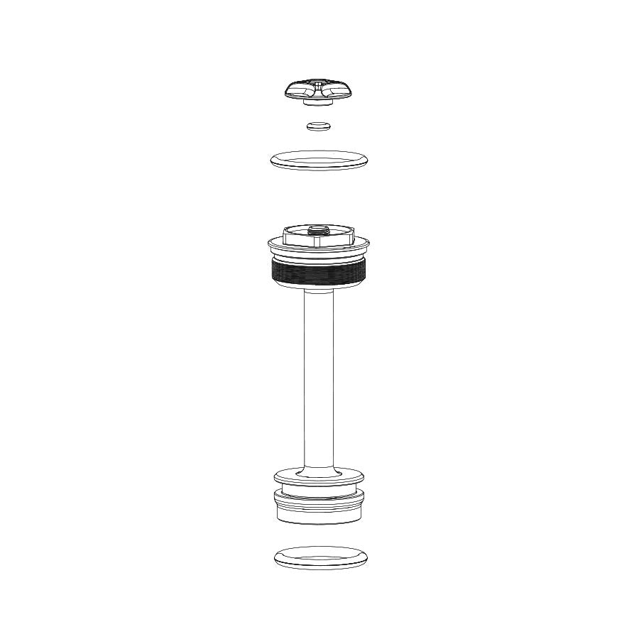 942917-01::0::942917-01::RockShox, Bouton d'ajustement pour ressort à air pour Pike DJ 35mm .5, 11.4018.012.013