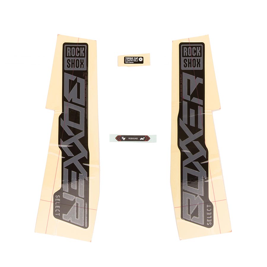 942941-01::0::942941-01::RockShox, Autocollants pour Boxxer SEL Grey/Black, 11.4018.105.002