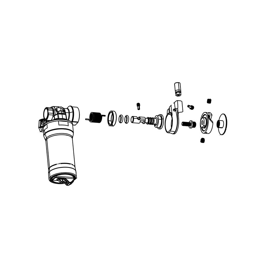 942986-01::0::942986-01::RockShox, Réservoir pour Super Deluxe, 11.4118.057.010